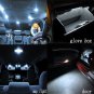 Super 6000K White Car Interior LED Light Kit Pack For 2014-2017 RAM ProMaster