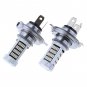 Blue H4 HB2 9003 92SMD 4014 LED Projector Car Fog Light Daytime DRL Bulbs Lamp