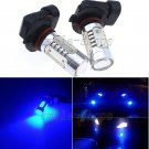 2pcs 9005 Aqua Blue HB3 7.5W COB LED Bulbs For Car Daytime Running Light Bulbs