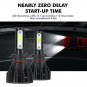 2PCS 1620W 243000LM LED H7 COB Car Headlight Kit 6000K Bright White Light Bulbs