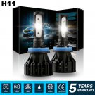 High Power 243000LM 1620W H11 H9 H8 LED Headlight Bulbs COB 6000K Bright White
