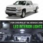 14x White Interior LED Light Kit Pack For 2001-2010 Chevrolet Silverado 2500HD