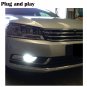 1 pair H4 92 4014 smd LED Super Bright White Car Fog Daytime Running Light Bulbs