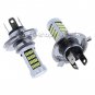 1 pair H4 92 4014 smd LED Super Bright White Car Fog Daytime Running Light Bulbs