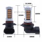 1Pair Purple Pink 9006 HB4 92SMD LED Fog Car Truck Light Driving DRL Bulbs Lamps
