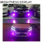 2x H7 Pink Purple 30SMD 3030 LED Fog Light Bulbs Car Driving Lamp DRL High Power