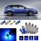 9×Blue LED Interior Light Package Kit for Subaru Impreza 2004-2015