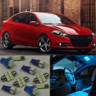 13×ICE Blue LED Interior Light Package Kit for Dodge Dart 2013-2015