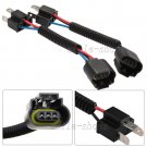 H4 9003 To H13 9008 Pigtail Headlight Conversion Sockets Harness GMC Ford Dodge