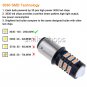 2x Pink Purple 1157 P21/5W 30SMD Daytime Running Signal Interior LED Light Bulb