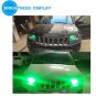 High Power 92SMD LED Green W3X16D 7440 4014 Bulb Car Daytime Running Lights 2pcs