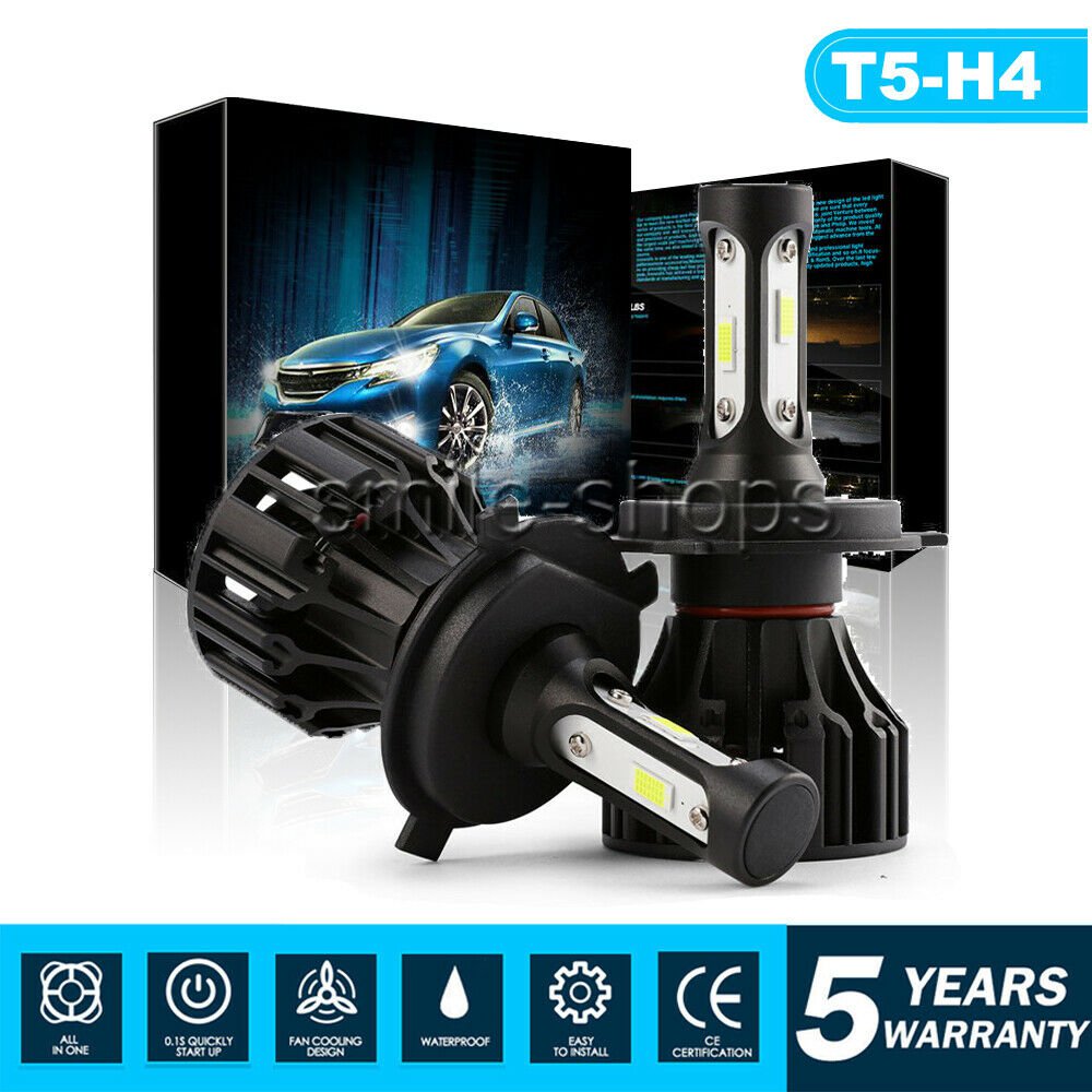 H4 9003 1620W 243000LM COB LED Conversion Headlight KIT Hi/Low Beam 6000K White