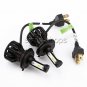 H4 LED Headlight Bulbs Conversion Kit COB 1620W 243000LM 6000K Hi/Lo beam Lamps