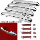 Set Chrome Door Handle Catch Cover Trim Molding For 07-10 Hyundai Elantra i30