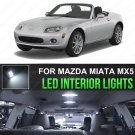 Fors 2006-2008 Mazda Miata MX5 Reverse HID 6000K Interior LED Lights Kit 11pcs