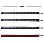 12 LED RGB Car Interior Atmosphere Music Control Strip Lights Kit APP Bluetooth