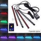 RGB Car Interior Light Atmosphere Strip Phone APP Music Control Cigarette Lighte