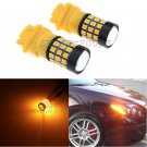 2pcs 39-SMD 3157 3156 T25 Amber Yellow High Power 2835 LED Chips Turn Signals