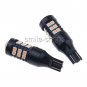 2pcs Purple Pink Car Parking Lights T10 2825 2821 W5W 30 SMD 3030 LED Bulbs 12V
