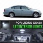 15x 6000K White Interior LED Lights Package Kit For 1998-2005 Lexus GS300 GS430