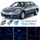 9pcs Blue Interior LED Light Package Kit For 2010-2013 2014 2015 Nissan Altima