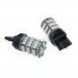 2pcs 7443 7440 Red 54-SMD Chip LED Turn Signal Blinker Corner Brake Lights Bulbs