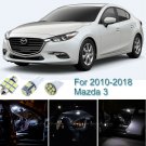 11pcs White Interior LED Light Package Kit For 2010-2018 Mazda 3 Sedan Hatchback