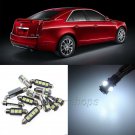 White 12pcs Interior LED Light Kit for 2003-2007 Cadillac CTS