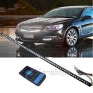 56CM 48-5050-SMD Waterproof Flash Car Knight Rider Strip Lights w/ Remote White