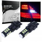 2x 3157 3156 White 30SMD 3030 Turn Signal Brake High Power LED Light Bulbs 6000K