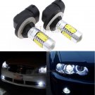 2pcs 881 H27W/2 11W 6000K Xenon White LED Fog Light Driving Light Bulbs DRL