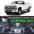 14x 6000K Interior LED Light Kit Pack For 2011-2014 Chevrolet Silverado 2500HD