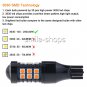 2x Amber Yellow Car Parking Light T10 168 194 2825 2821 W5W 30 SMD 3030 LED Bulb