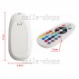 2x 12SMD T10 Festoon BA9S LED RGB Car Dome Light Panel Reading Bulb + Remote Kit