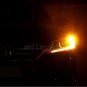 2pcs 3157 3057 39-SMD Yellow/Amber Projector LED Bulbs for Turn Signal Light DRL