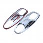 4pcs Car Chrome Cup Bowl Cover Trim Direct fit for 2010-2018 Toyota Prado FJ150
