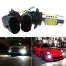 2pcs 9006 9012 7.5W COB LED Fog Light Driving Daytime Running Lights Xenon White