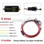 100CM Car Rear Dynamic Streamer High Position Brake Light LED Warning Lamp Bar