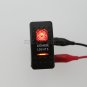 12V On/Off 5 pins Red Zombie Light Rocker Switch Kit with Relay Wiring Harness