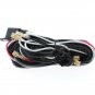 12V On/Off 5 pins Red Zombie Light Rocker Switch Kit with Relay Wiring Harness