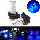 2pcs Blue 10000K H11 11W High Power COB LED Light Car Fog Driving Bulbs Lamp