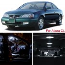 11pcs Cool White Interior LED SMD Light Bulb Package Kit For 2001-2003 Acura CL