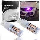 Pink Purple 7443 92 SMD 4014 High Power LED Daytime Running Lamp Bulbs DRL 2pcs
