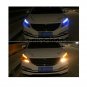 2x 45CM Light Running Guide Turn LED Headlight Strip DRL Lamp Flowing Signal DRL