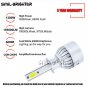 Pair H1 1300W 195000LM COB LED Headlight Kit High Beam Bulbs 6000K Power vs 200W