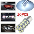 10pcs Super White 1156 27-SMD LED Replacement Bulbs For Car Reverse Backup Tail