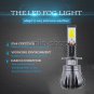 2pcs 24W H1 Car LED Fog Light Driving Bulb 2400LM Dual Color White Yellow Kit