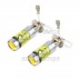 2pcs H3 Bright Amber 100W 20-SMD Cree LED Fog Light Driving Light For Car Truck