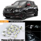 10Pcs 6000K White Interior LED Light Package For 2011-2016 Nissan Juke + Back up