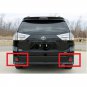 2pcs Rear Bumper Reflector Red LED Tail Brake Light For 2007-2010 Toyota Corolla
